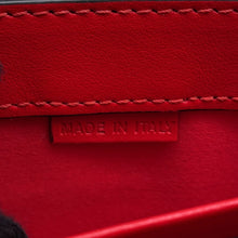 Load image into Gallery viewer, Christian Louboutin Wall Strap Shoulder Bag Black/Red Leather
