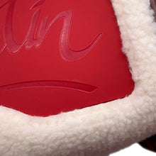 将图像加载到图库查看器中，Christian Louboutin Blaster Crossbody Bag White3215176 Boa Leather
