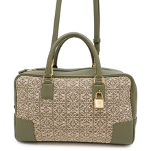 Load image into Gallery viewer, LOEWE ★Amazona GreenA039N08X02 Canvas Leather Size 28
