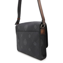 将图像加载到图库查看器中，Berluti flâneur messenger bag Black PVC Leather Size PM
