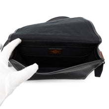 将图像加载到图库查看器中，Berluti flâneur messenger bag Black PVC Leather Size PM

