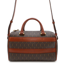 将图像加载到图库查看器中，SAINT LAURENT PARIS Baby Duffle 2WAY Handbag Brown533481 PVC Leather
