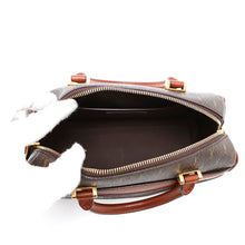 将图像加载到图库查看器中，SAINT LAURENT PARIS Baby Duffle 2WAY Handbag Brown533481 PVC Leather
