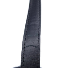 将图像加载到图库查看器中，MCM Drawstring Shoulder Bag Black Leather
