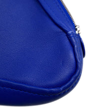 Load image into Gallery viewer, BALENCIAGA Triangle Clutch Bag Blue476976 Leather
