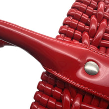 Load image into Gallery viewer, BALENCIAGA Bistro 2WAY Handbag Red678028 Patent Leather Size XXS
