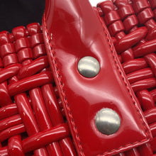 Load image into Gallery viewer, BALENCIAGA Bistro 2WAY Handbag Red678028 Patent Leather Size XXS
