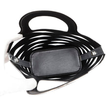 Load image into Gallery viewer, BALENCIAGA Neo Basket 2WAY Handbag Silver630708 Patent Leather
