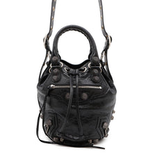 Load image into Gallery viewer, BALENCIAGA Le Cagole Small Bucket Bag Black702432 Leather
