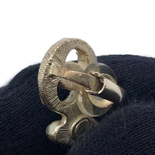 Load image into Gallery viewer, CHANEL Rhinestone Faux Pearl Star Earrings Gold Gold Plated
