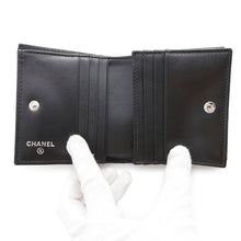 Load image into Gallery viewer, CHANEL CC Logo Matelasse Small Wallet BlackAP4381 Leather
