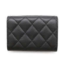 Load image into Gallery viewer, CHANEL Matelasse Classic Small Flap Wallet BlackAP0230 Caviar Leather
