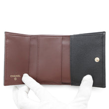 Load image into Gallery viewer, CHANEL Matelasse Classic Small Flap Wallet BlackAP0230 Caviar Leather
