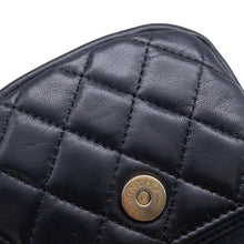 Load image into Gallery viewer, CHANEL Matelasse Ball Chain Mini Pouch Black Lambskin
