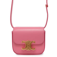 Load image into Gallery viewer, CELINE Triomphe Mini Claude Shoulder Bag Pink10I513DPV Leather
