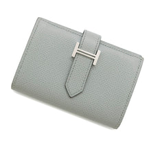 将图像加载到图库查看器中，HERMES Bean mini Blue Gacier Epsom
