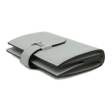 将图像加载到图库查看器中，HERMES Bean mini Blue Gacier Epsom
