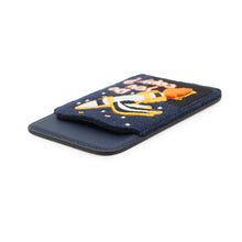 Load image into Gallery viewer, HERMES MagSafe Eman Do You Copy? Card Case Blue・Navy/Multicolor Swift Leather Felt
