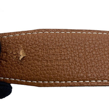 Load image into Gallery viewer, HERMES HBelt Size 75 Black/Gold Box Calf Leather Togo Leather
