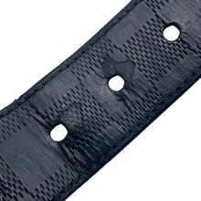 将图像加载到图库查看器中，LOUIS VUITTON Belt・Boston Size 90 NoirM9674 Damier Infini Leather
