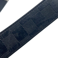 将图像加载到图库查看器中，LOUIS VUITTON Belt・Boston Size 90 NoirM9674 Damier Infini Leather
