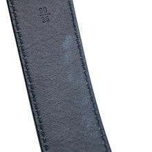 将图像加载到图库查看器中，LOUIS VUITTON Belt・Boston Size 90 NoirM9674 Damier Infini Leather
