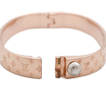 Load image into Gallery viewer, LOUIS VUITTON Cuff nanogram Size S Pink GoldM00253 Metal
