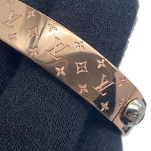 将图像加载到图库查看器中，LOUIS VUITTON Cuff nanogram Size S Pink GoldM00253 Metal
