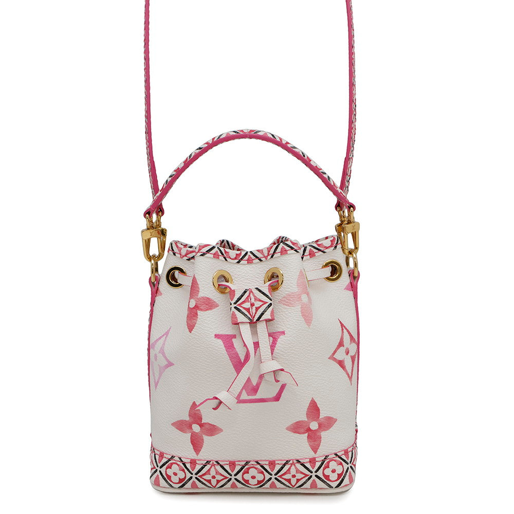 LOUIS VUITTON Nano Noe RoseM82386 Monogram Visor Pool