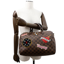 Load image into Gallery viewer, LOUIS VUITTON Speedy Bandouliere RedN40060 Damier Ebene Canvas Size 30
