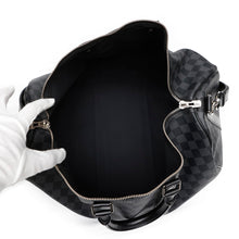Load image into Gallery viewer, LOUIS VUITTON Keepall Bandouliere NoirN41418 Damier Graphite Size 45
