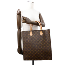 将图像加载到图库查看器中，LOUIS VUITTON Sac Plat BrownM51140 Monogram

