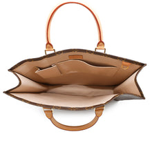 将图像加载到图库查看器中，LOUIS VUITTON Sac Plat BrownM51140 Monogram
