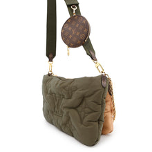 Load image into Gallery viewer, LOUIS VUITTON Maxi MultiPochetteAccessories Khaki/BeigeM58977 Monogram Recycled Nylon
