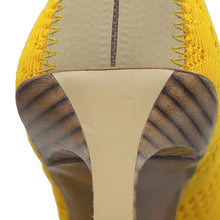 Load image into Gallery viewer, FENDI knitted boots Yellow Knit Size 36
