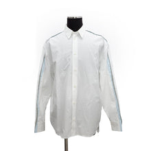 Load image into Gallery viewer, HERMES Boxy Fit Line Long Sleeve Shirt Size 40 White Cotton100%
