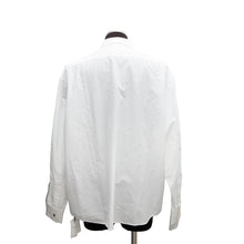 Load image into Gallery viewer, HERMES Boxy Fit Line Long Sleeve Shirt Size 40 White Cotton100%
