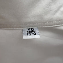 Load image into Gallery viewer, HERMES Boxy Fit Line Long Sleeve Shirt Size 40 White Cotton100%
