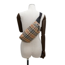 Load image into Gallery viewer, BURBERRY Vintage Check Crossbody Bag Beige8010430 Nylon Canvas
