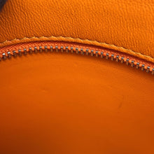 将图像加载到图库查看器中，BURBERRY Pocket Bag 2WAY Handbag Orange Leather
