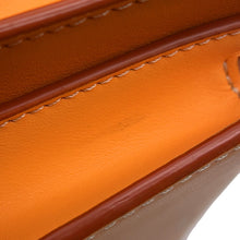 将图像加载到图库查看器中，BURBERRY Pocket Bag 2WAY Handbag Orange Leather
