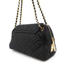 将图像加载到图库查看器中，PRADA ★Quilted ChainShoulder Bag BlackBR4965 Nylon
