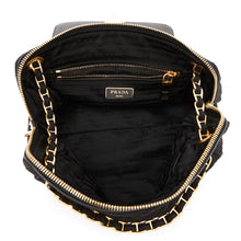 将图像加载到图库查看器中，PRADA Quilted ChainShoulder Bag BlackBR4965 Nylon
