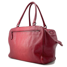 将图像加载到图库查看器中，Bottega Veneta ★Brera Handbag Red Leather
