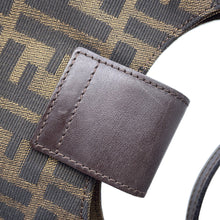 Load image into Gallery viewer, FENDI Zucca One Shoulder Bag Brown Canvas Leather
