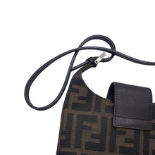 Load image into Gallery viewer, FENDI Zucca One Shoulder Bag Brown Canvas Leather
