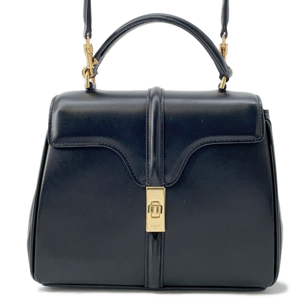 CELINE 16 Saze Black197983BEY.38NO Leather Size Mini