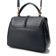 将图像加载到图库查看器中，CELINE 16 Saze Black197983BEY.38NO Leather Size Mini
