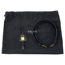将图像加载到图库查看器中，CELINE 16 Saze Black197983BEY.38NO Leather Size Mini
