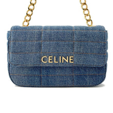 Load image into Gallery viewer, CELINE ChainShoulder Bag Blue11127 2ETN 07DD Denim
